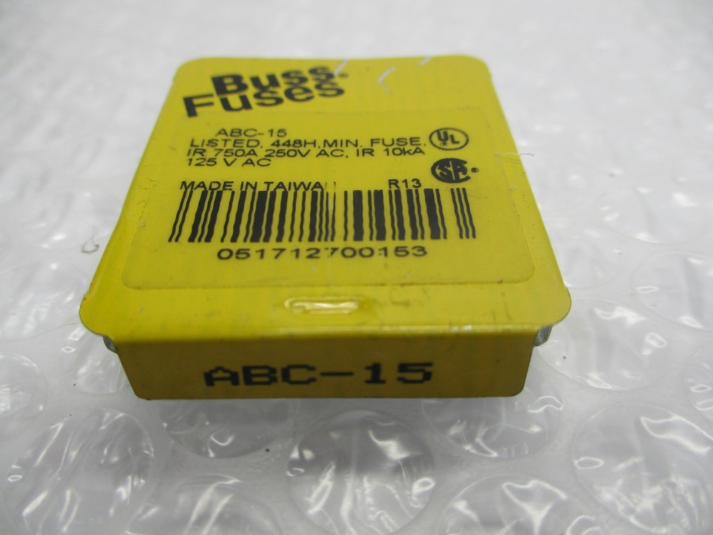 BUSSMAN ABC-15 FUSE NSMP