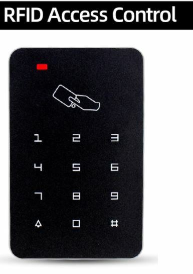 RFID Card Reader Door Lock System Access Controller with Keypad Rainproof Cover