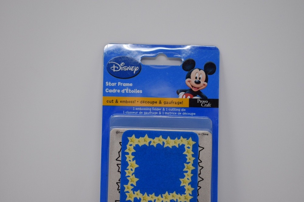 Cuttlebug DISNEY STAR FRAME Cut & Emboss! Endless Crafts with The Star Frame