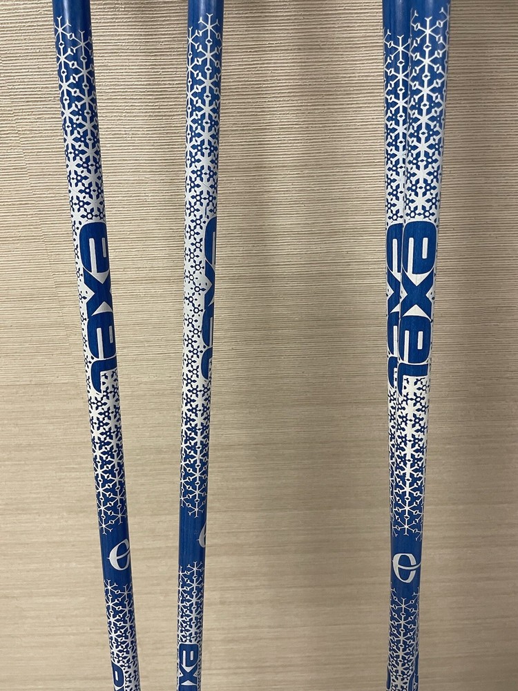 EXEL Tall Walking/Hiking sticks, 2 SETs, with carbon tips