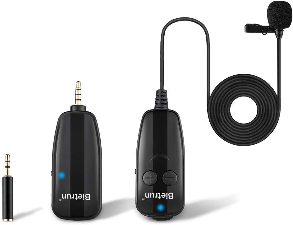 Bietrun WXM10 Wireless Lavalier Microphone
