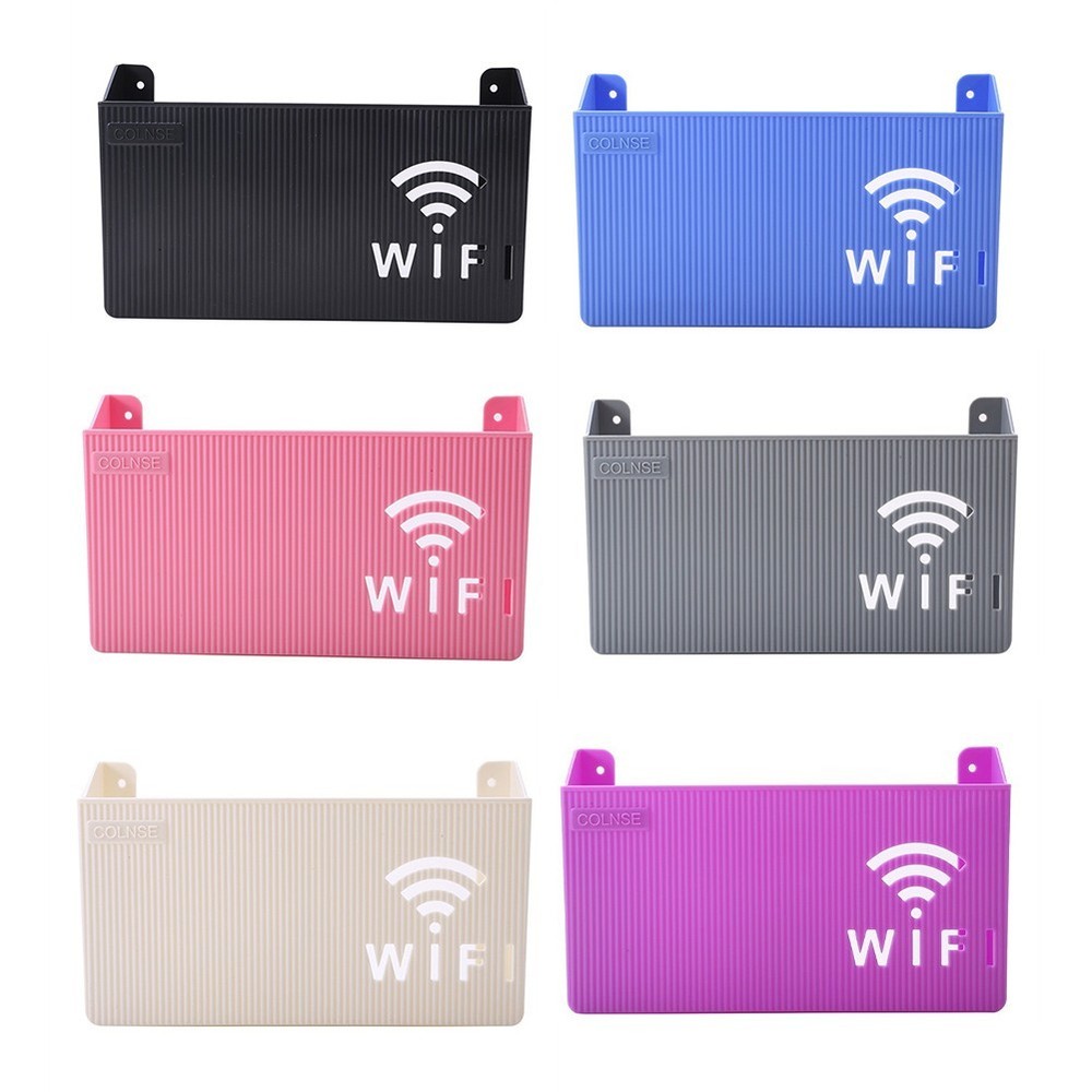 Streamlined ABS Plastic Storage Box for Wireless Router and Accessories