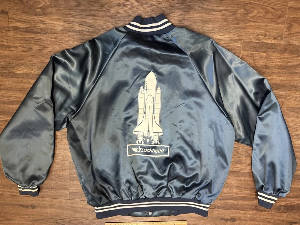 Vintage Lockheed - Space Shuttle Satin Jacket
