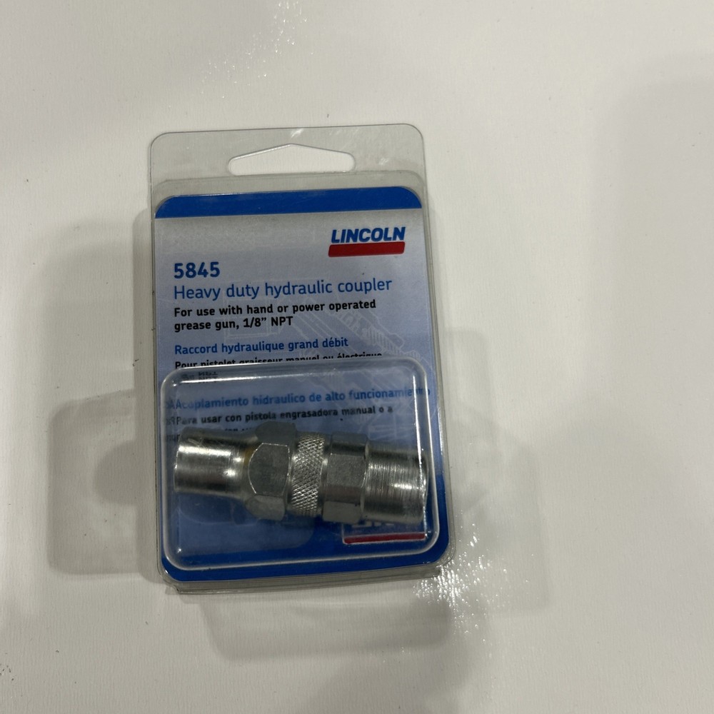 3 - Lincoln Heavy Duty Hydraulic Coupler 5845