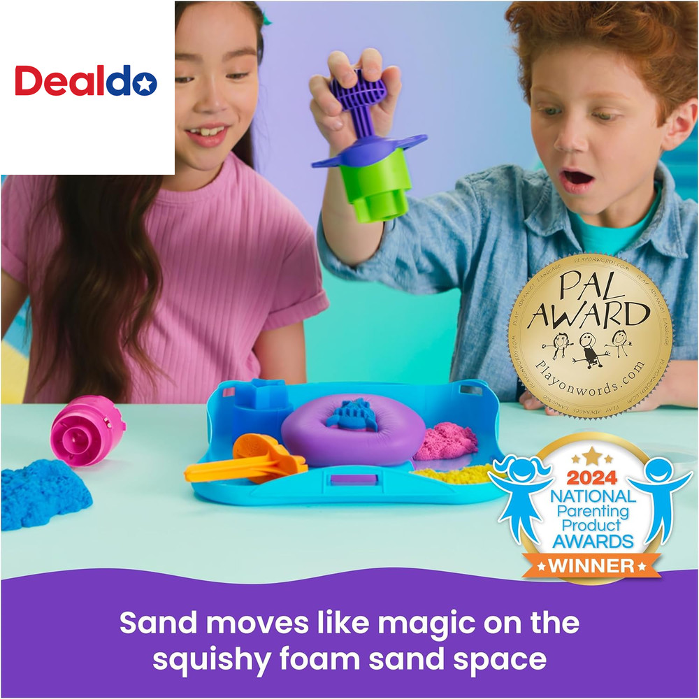 , Squishmotion, Easter Basket Stuffers, Includes 1Lb Moldable Play Sand, Stamper