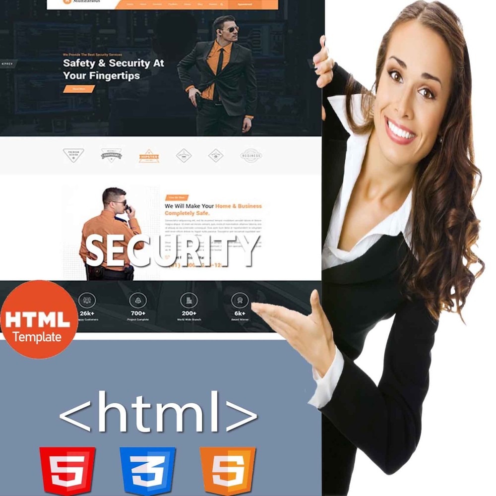 Security Company | Full HTML Website Template - Bootstrap Responsive website