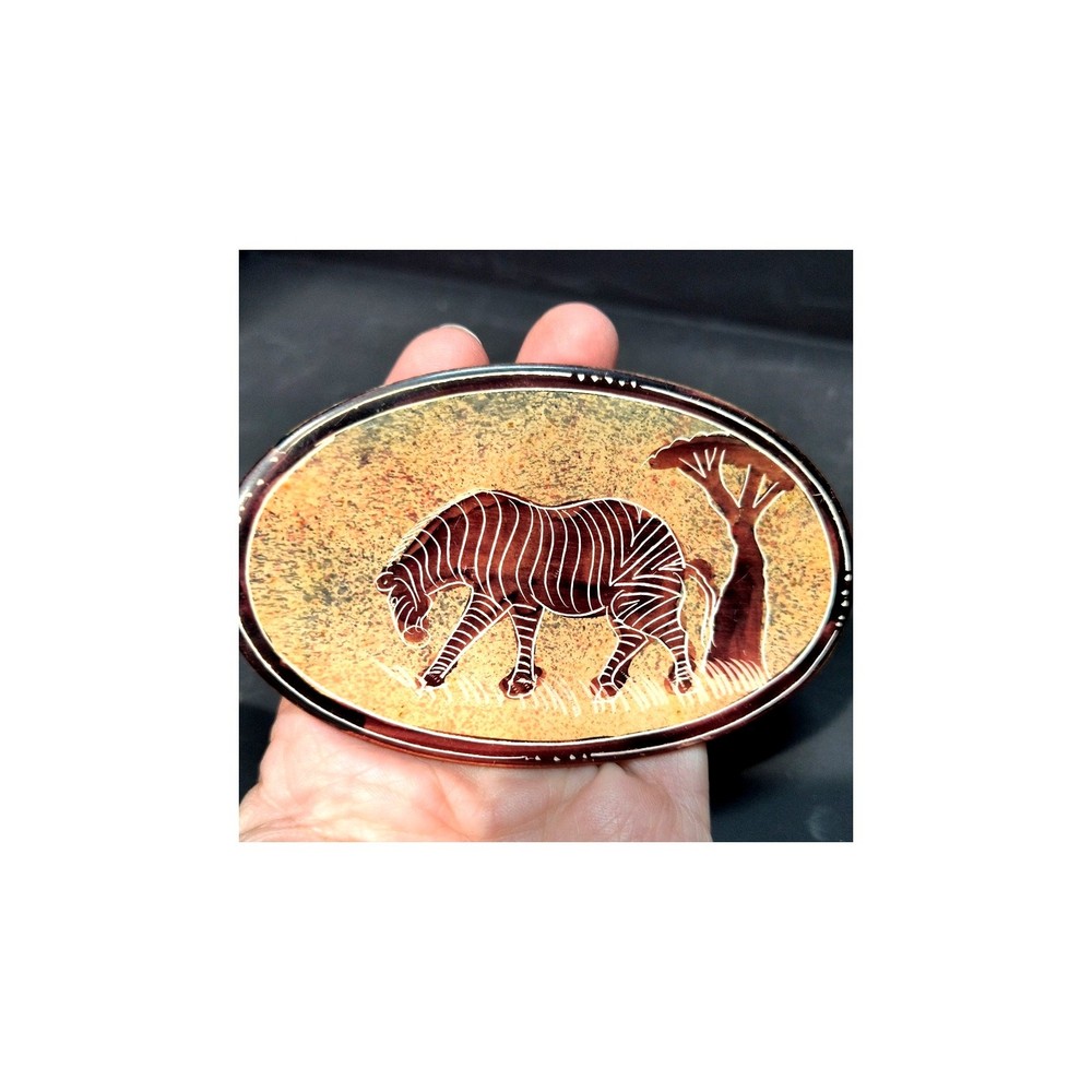352 Ed the Zebra on Soapstone