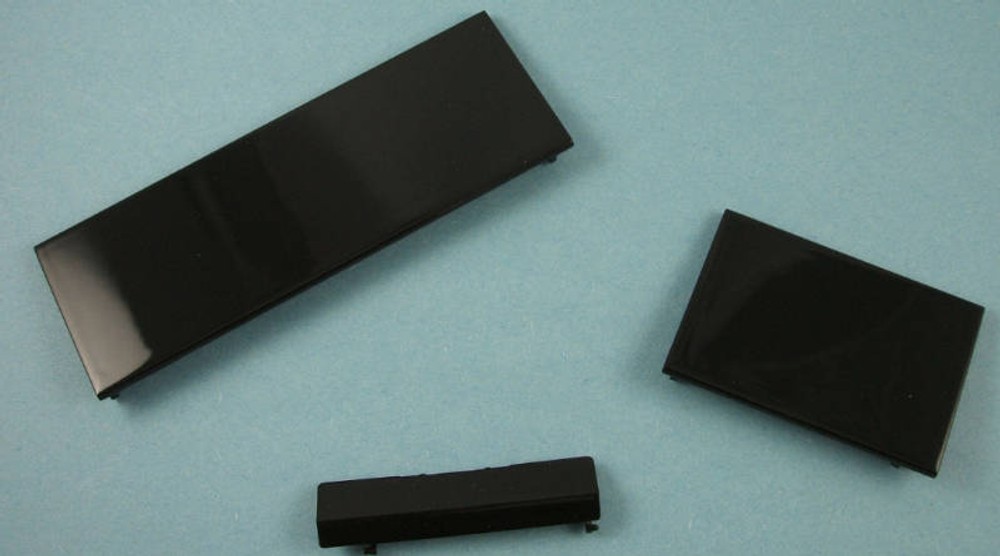 NEW Black Wii replacement game cube controller port covers