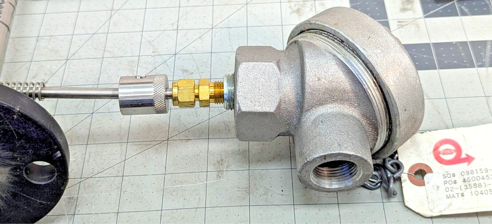 PYCO 4” Flanged Well Thermocouple Probe Sensor [B3B1]