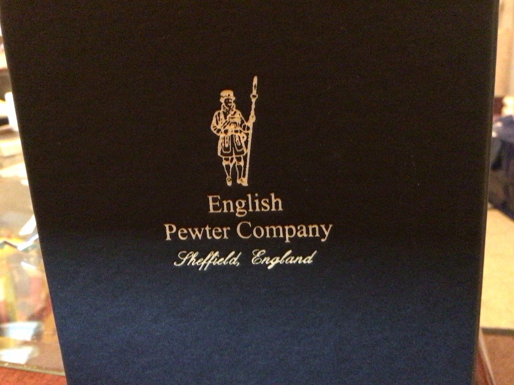 ENGLISH SHEFFIELD ENGRAVED SILVER GOBLET