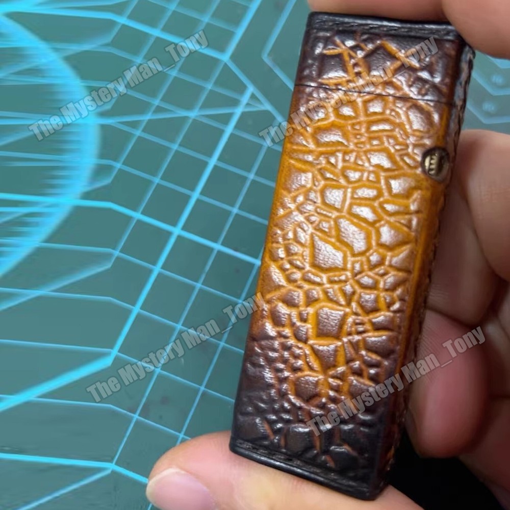 Handmade Cow Leather Lighters Protective Case for Dunhill lighter