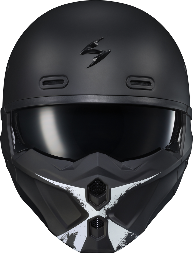 Scorpion Covert X Face Mask Ray Matte White