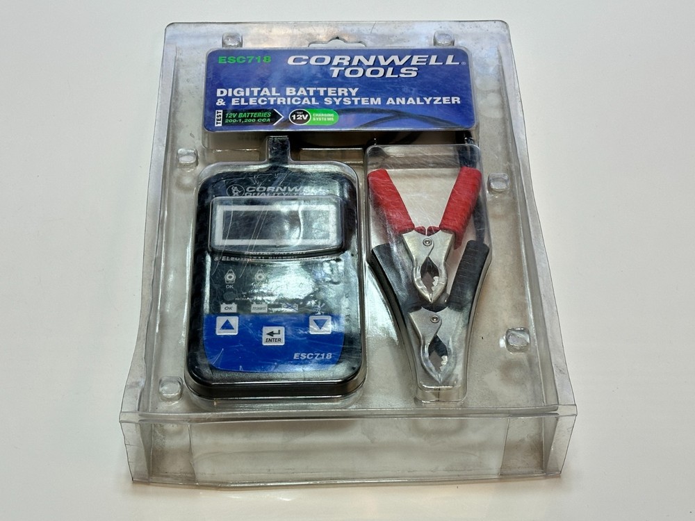 NEW Cornwell Tools Digital Battery & Electrical System Analyzer ESC718 -- NOS