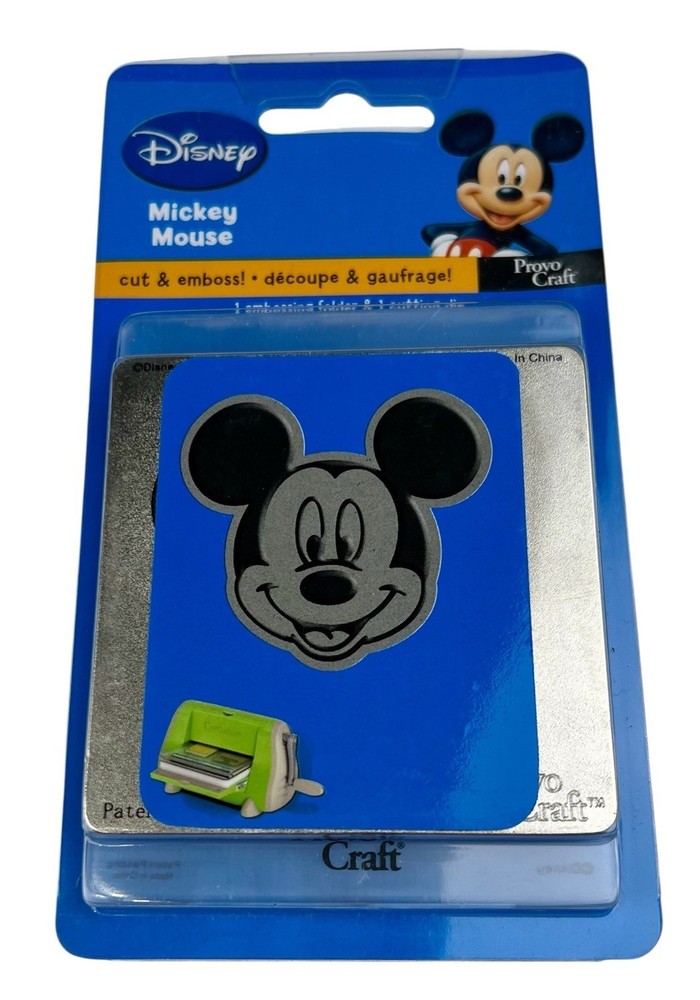 Disney Mickey Mouse Cuttlebug Die & Matching Embossing Folder 37-1713