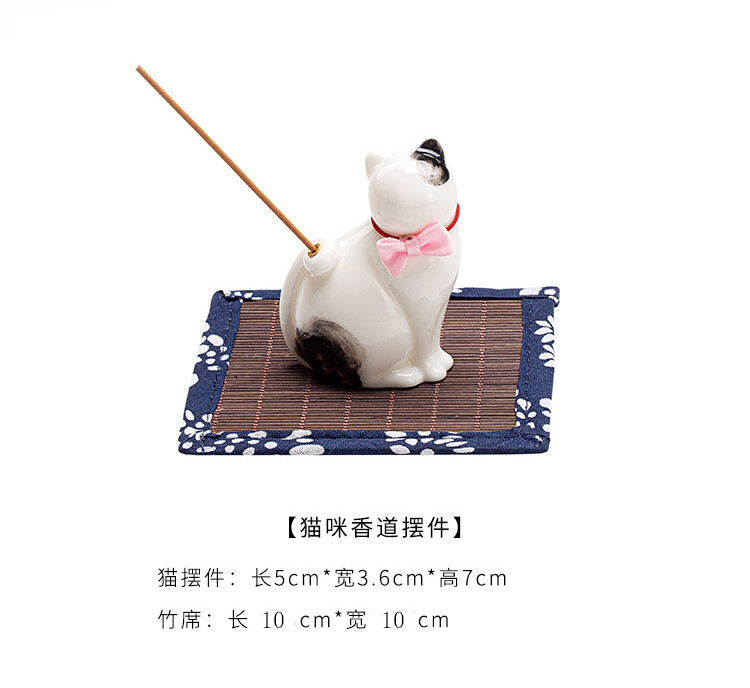 Creative Ceramic Incense Burner Ornaments Tea Pets Household Use Cute Gift