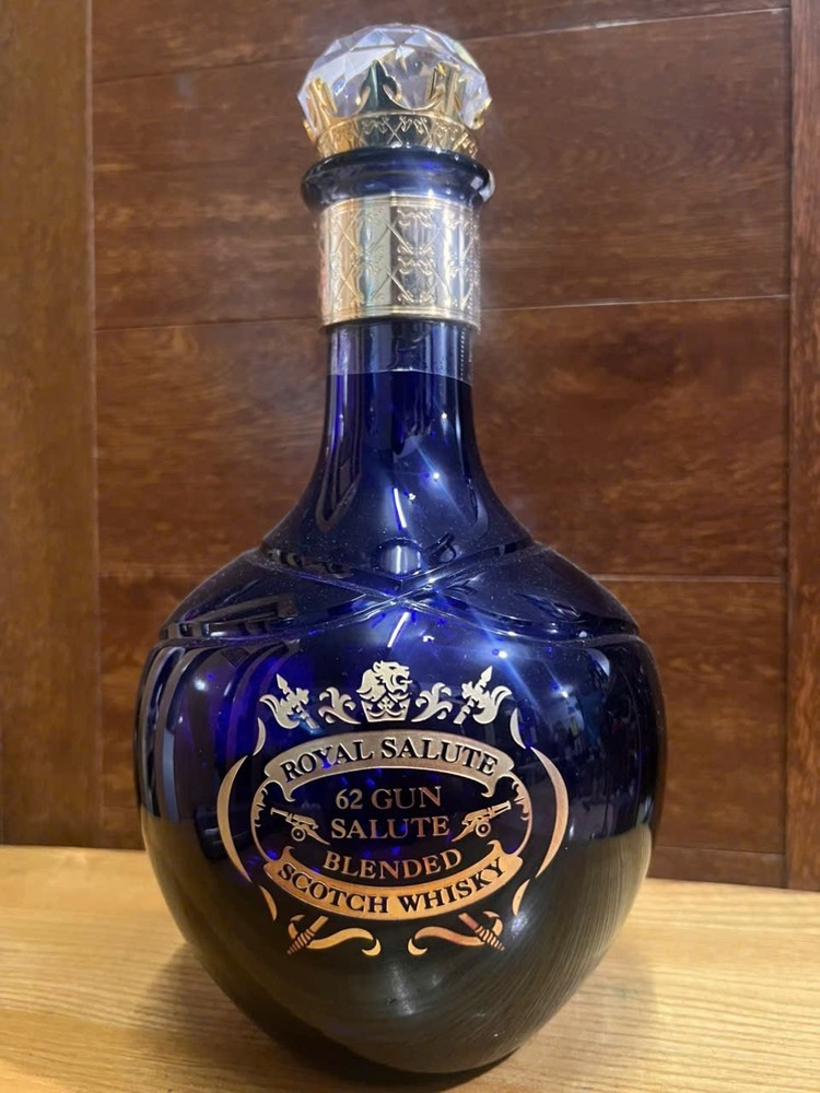Empty bottle Chivas 62 Years