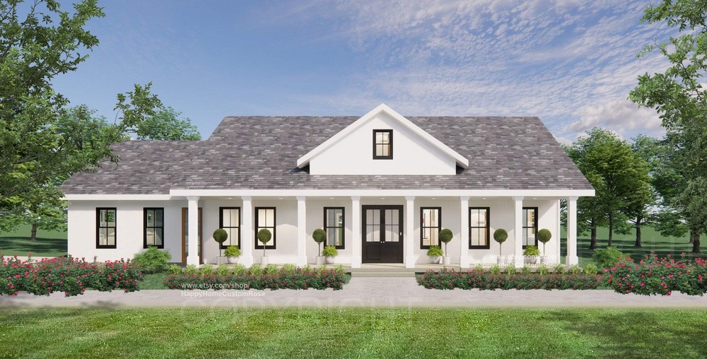 Cedar Springs Barndominium House Plan Design - Traditional - Modern Spacious - D
