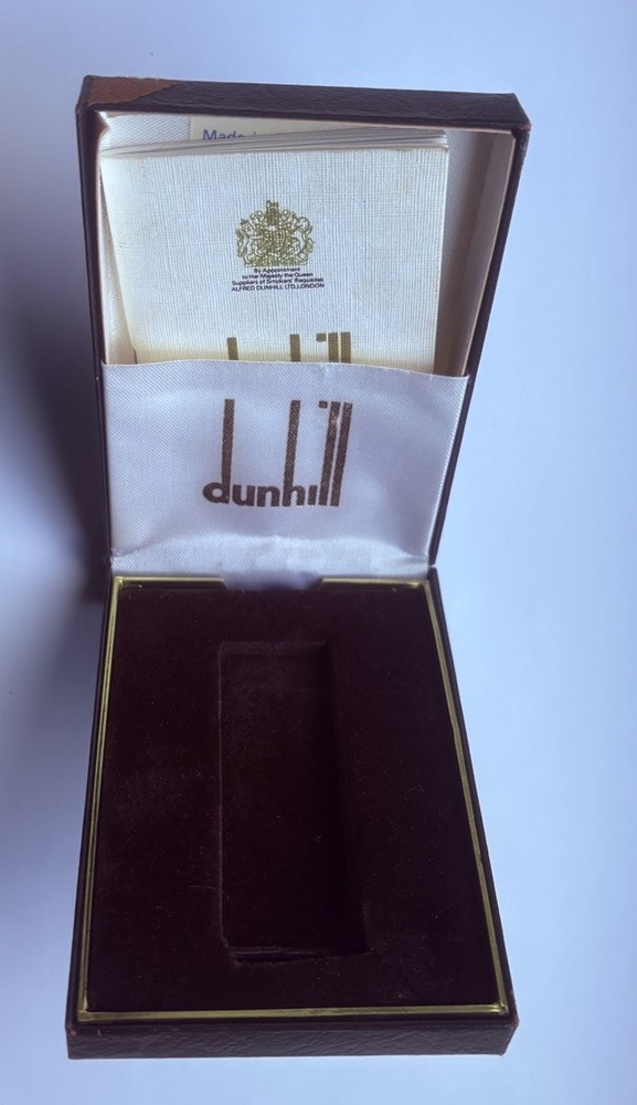 Dunhill BROWN Rollagas Box & User Manual