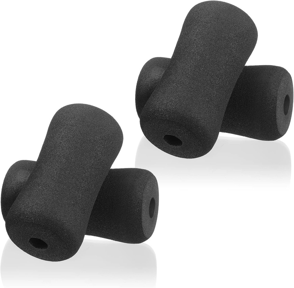 Replacement Foot Foam Pads Rollers Set Weight Bench Inversion Table Parts, 4 Pc