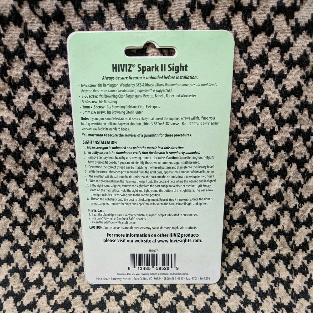 HI-VIZ SPARK II FRONT SIGHT