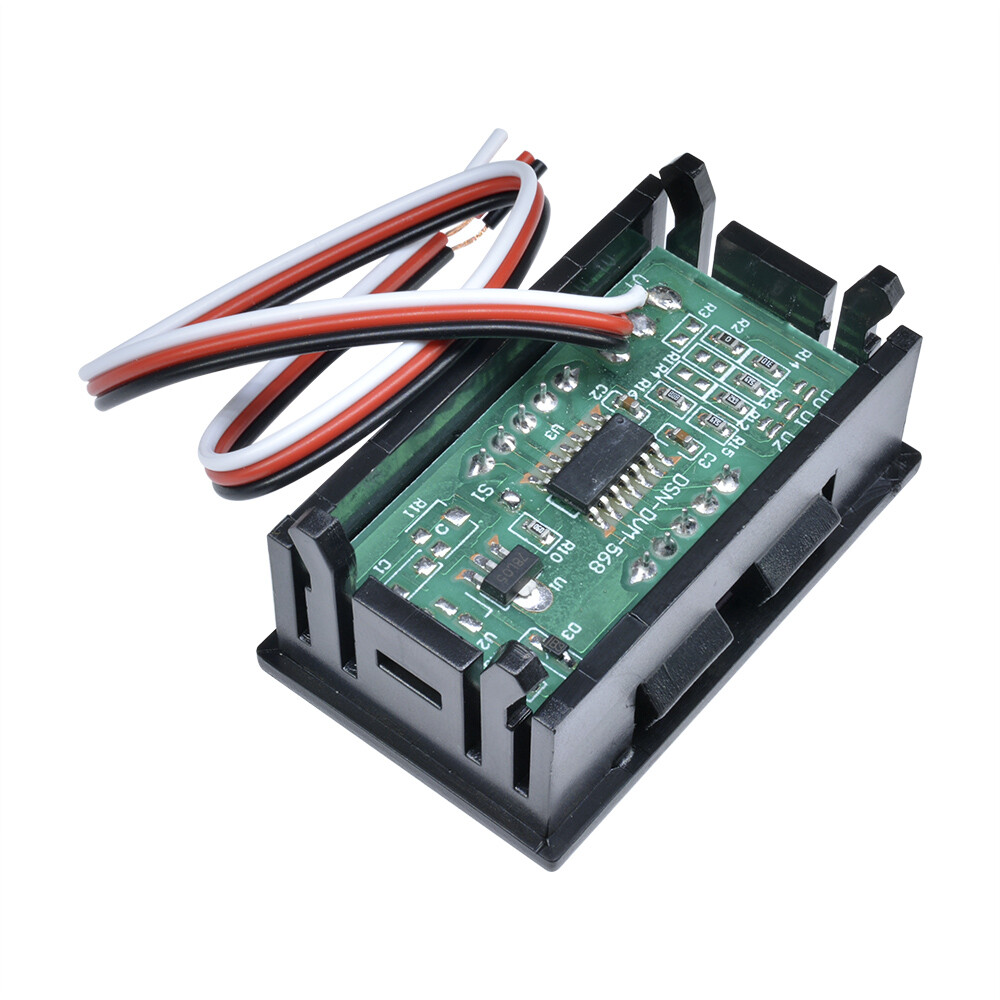 DC 0-100V LED Digital Display Voltmeter LED Voltage Panel Meter Blue Red Green