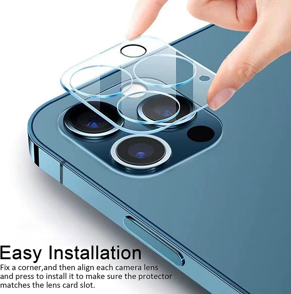 3 Pcs Tempered Glass Camera Lens Protector for iPhone 15 Pro Max 15 Plus 15 Mini
