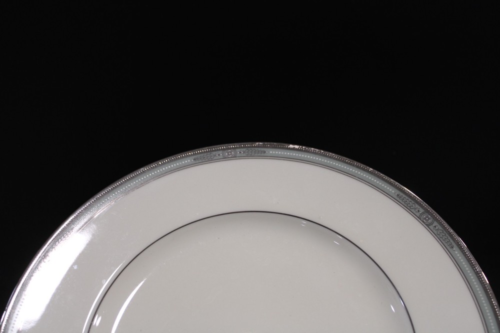 Noritake Fullerton Footed Cake Plates 5 1/2" by 10 5/8"