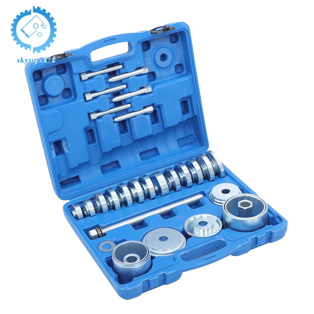 31Pcs Front Wheel Drive Hub Bearing Puller Remover Install Removal Tool Kit New