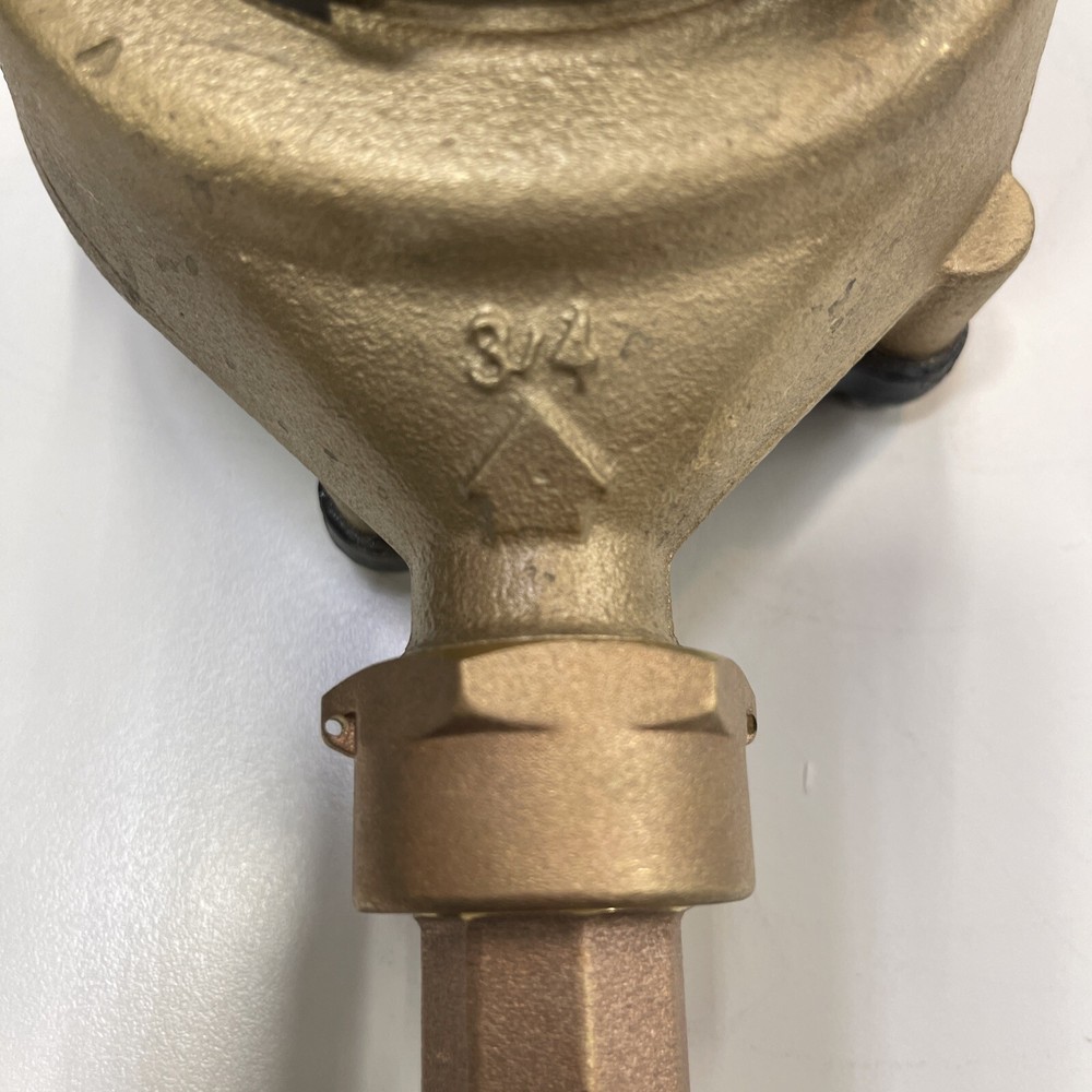 Badger Brass Water Meter Model 35 3/4”