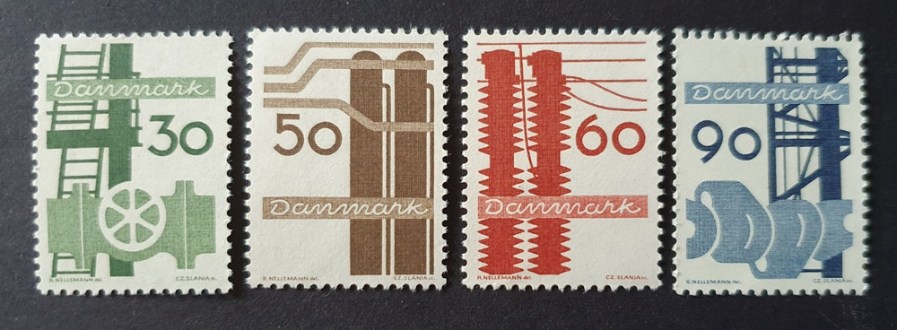 1968 DENMARK DANMARK INDUSTRY VF MNH