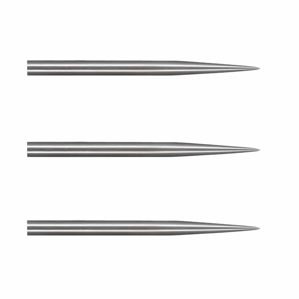 Shot Silver Steel Tip Dart Points 35mm