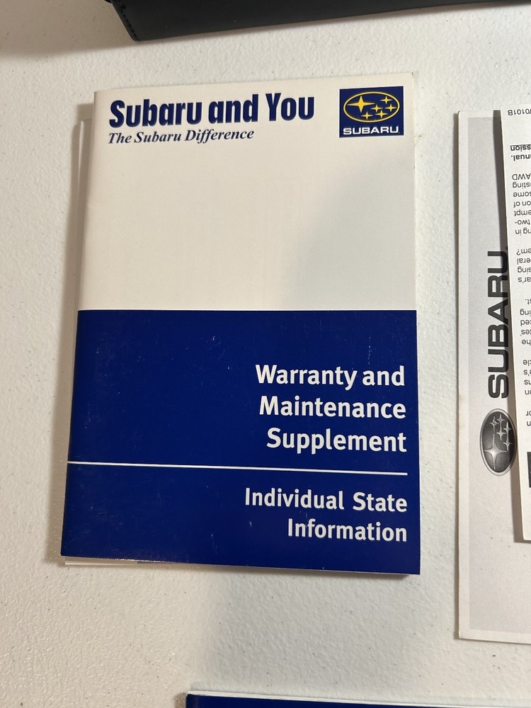 2006 Subaru Forester Owner's Manual Set