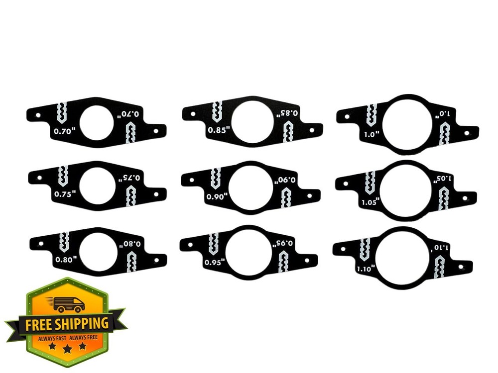 BullseyeBore Core Chuck Drill Alignment Guides 9-Pack