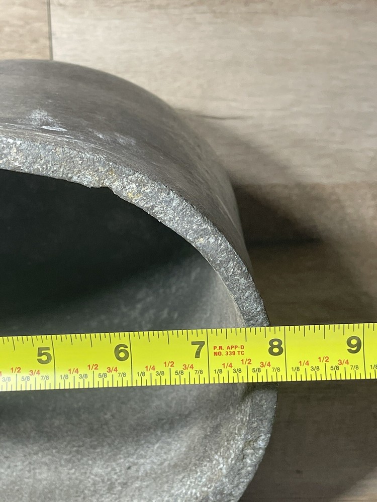 Vintage Smelting Pot Stone Round Bottom