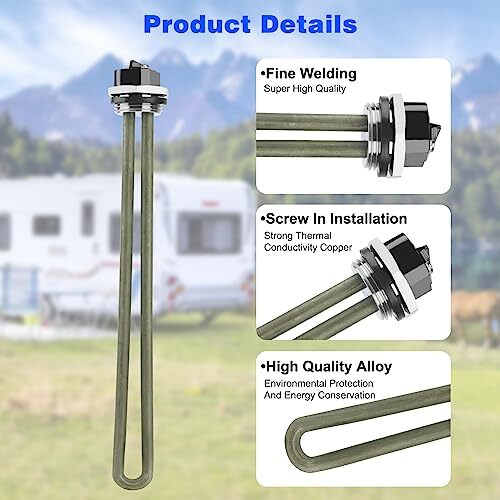 92249 RV Water Heater Element for Atwood Water Heater Parts gc6aa-10e gc10a-4e