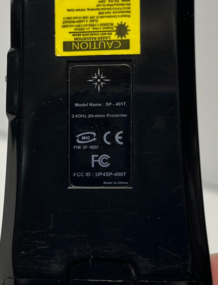 Smart-Pointer 2.4Ghz Wireless Presenter Mouse Function Laser Pointer MAC & PC