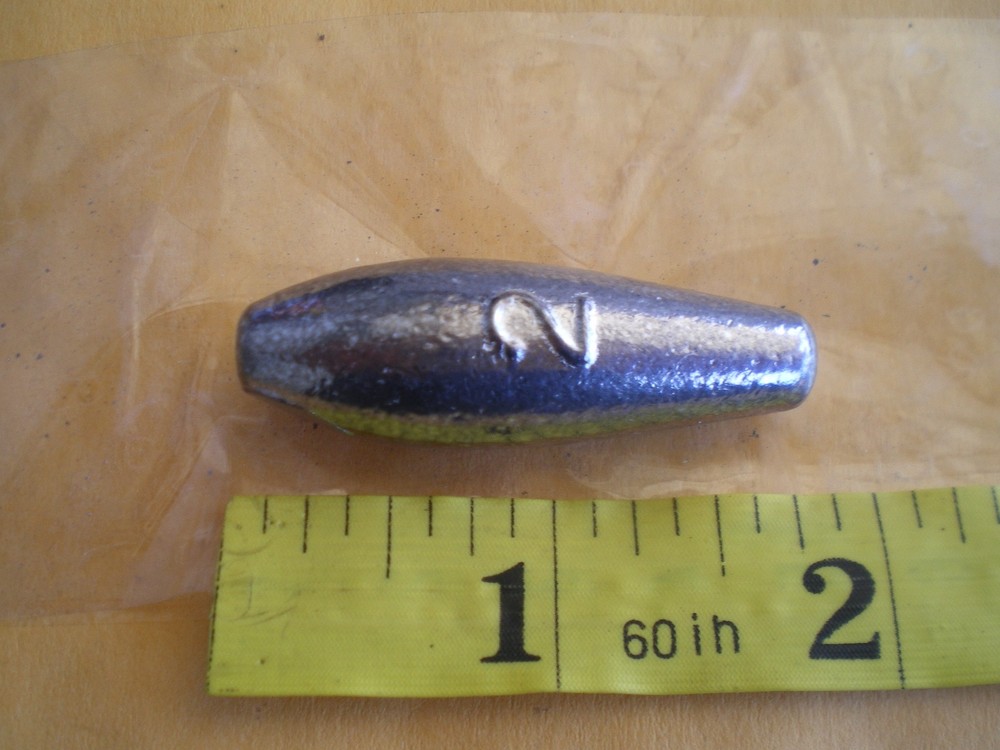 15 TROLLING SHAPE LURE BODIES/SLIP SINKER 2 OZ. "MAKE SPINNERS"