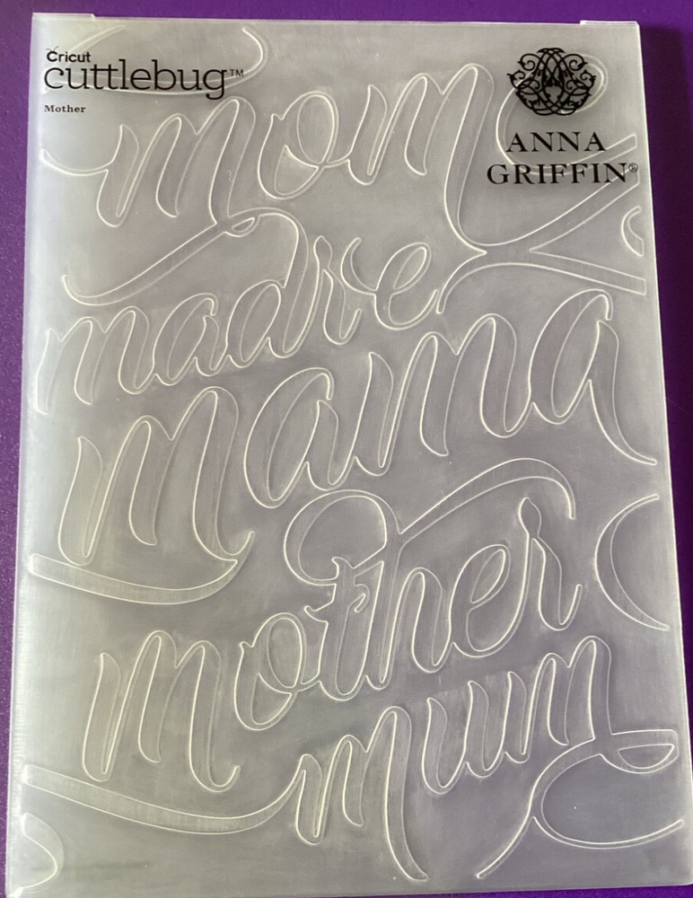 Anna Griffin Mothers Day Embossing Folder 5x7