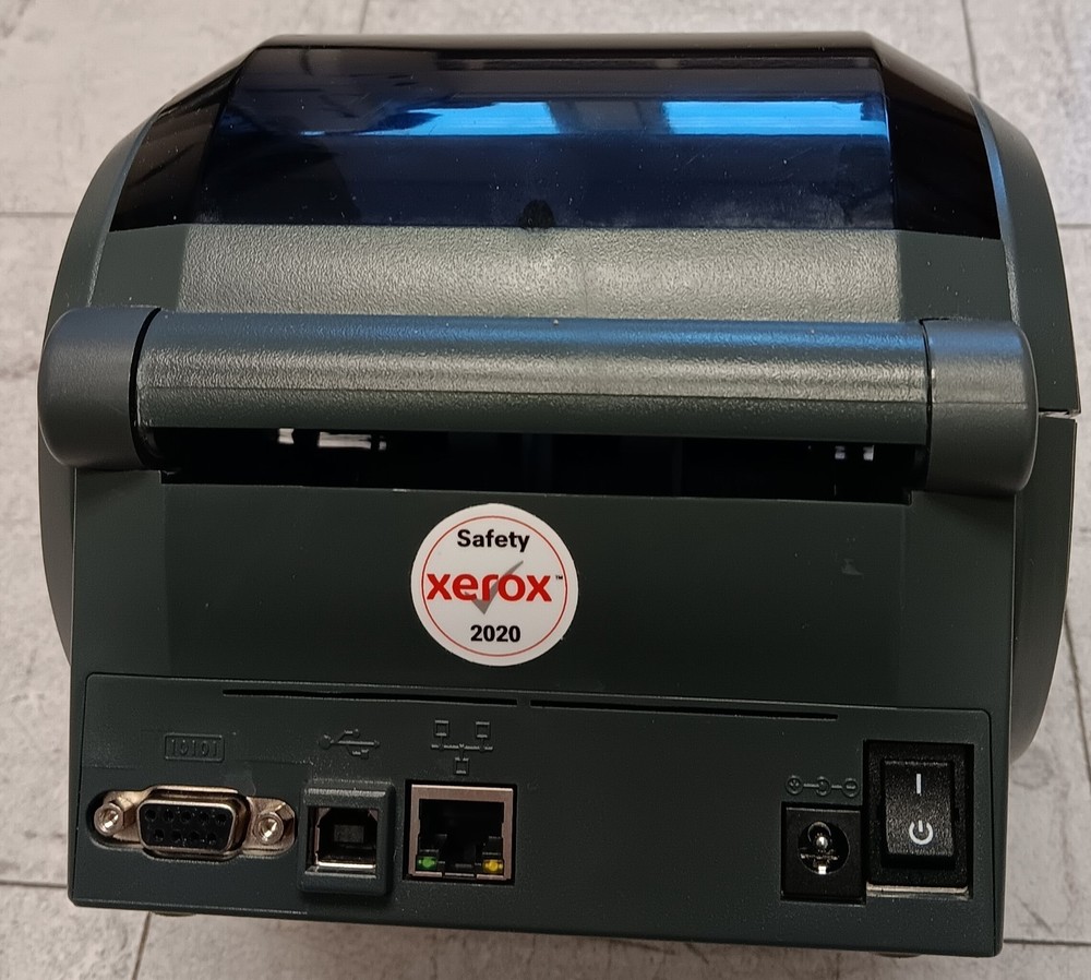 Zebra GX420D Thermal Label Printer Ethernet /USB with AC adapter