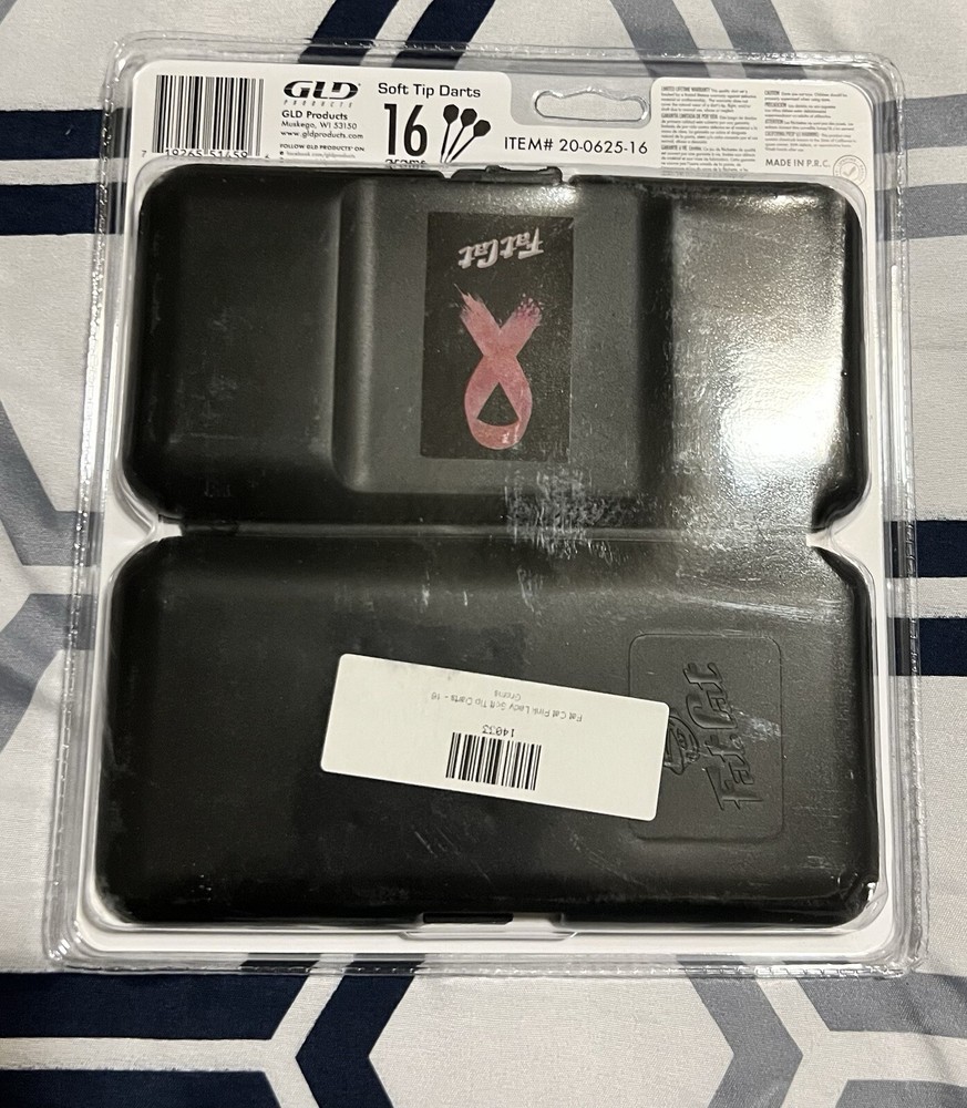 Pink Soft Tip Darts With Case - Fat Cat NIB