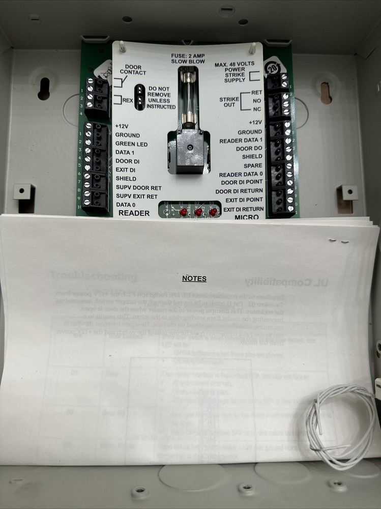 GE Security Micro Reader Junction Box 450222001 New