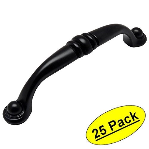 *25 Pack* Cosmas Cabinet Hardware Flat / Matte Black Pulls - #2322FB
