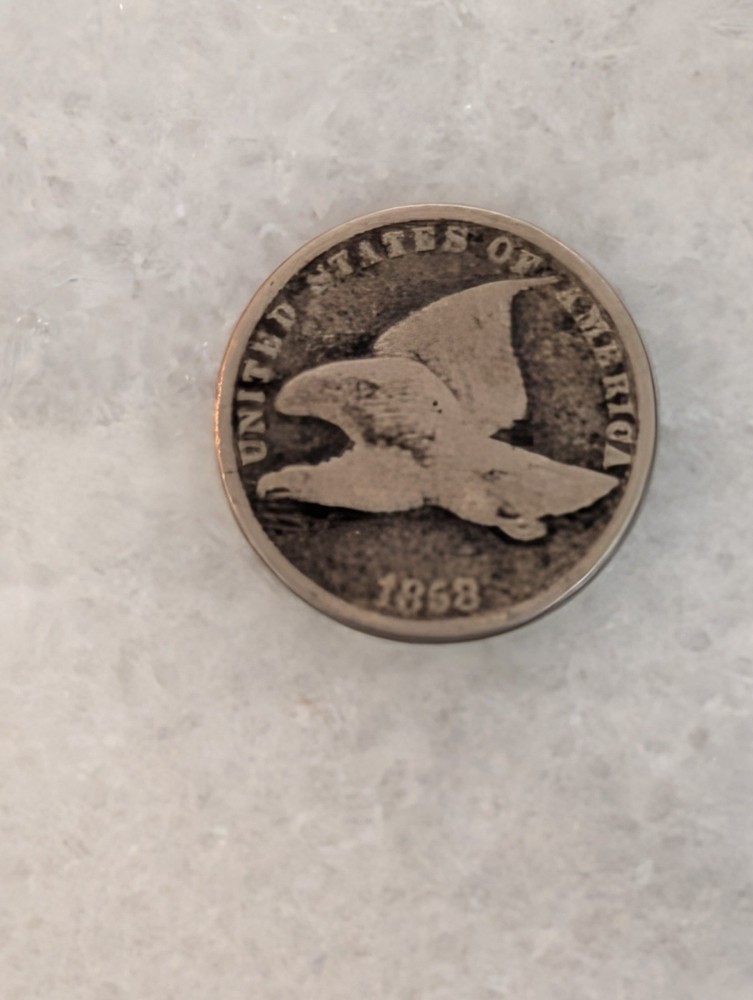 1858 Flying Eagle One Cent Coin