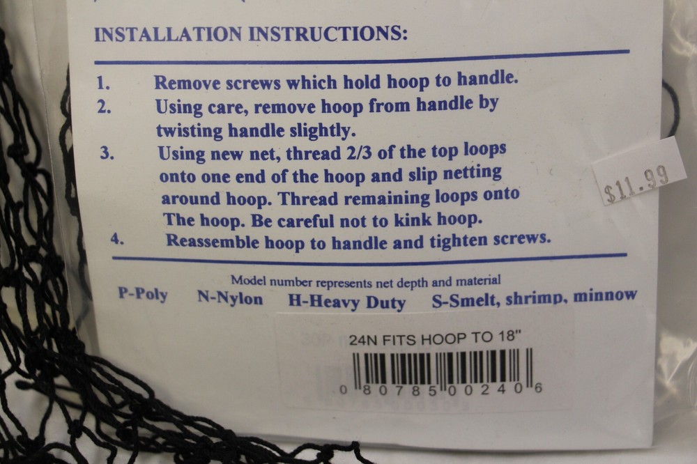 Ranger Products Replacement Fishing Net