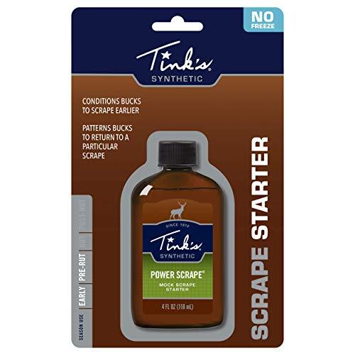 Power Scrape Starter|4 Oz Bottle|Hunting Accessories,Mock Scrape Starter Natural