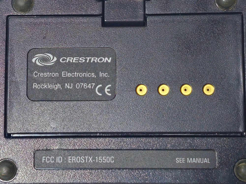 Crestron Touch Panel Control Screen Programmable Keypad Black Unit Untested