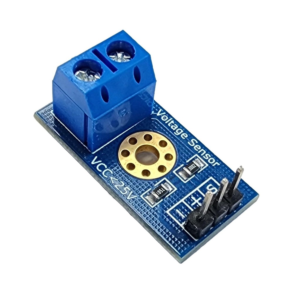 Voltage Sensor DC 0-25V Module, 5 PCS Voltage Detection for Arduino ESP32