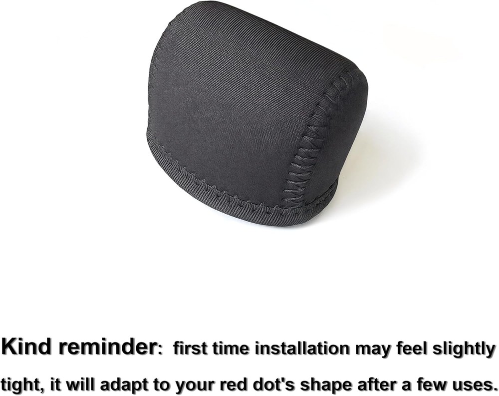 Red Dot Sight Cover Black Neoprene Dust & Scratch Protector Universal