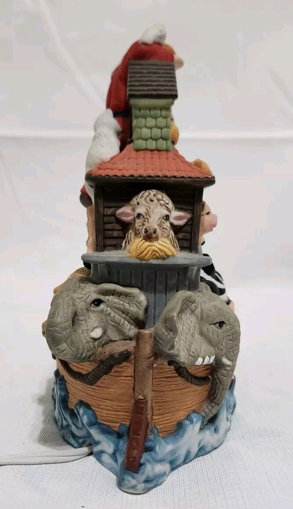 Noah's Ark Tabletop Nursery Childrens Room Tabletop Nightlight