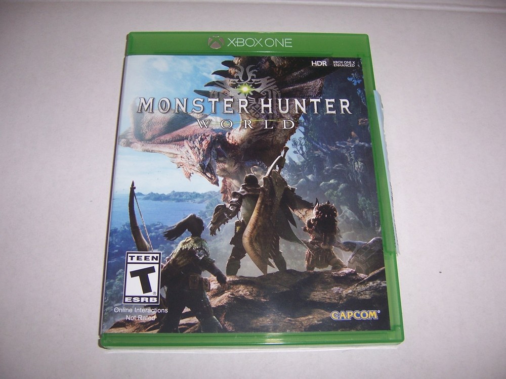Original Replacement Case Box Xbox One XB1 Monster Hunter World *NO GAME*
